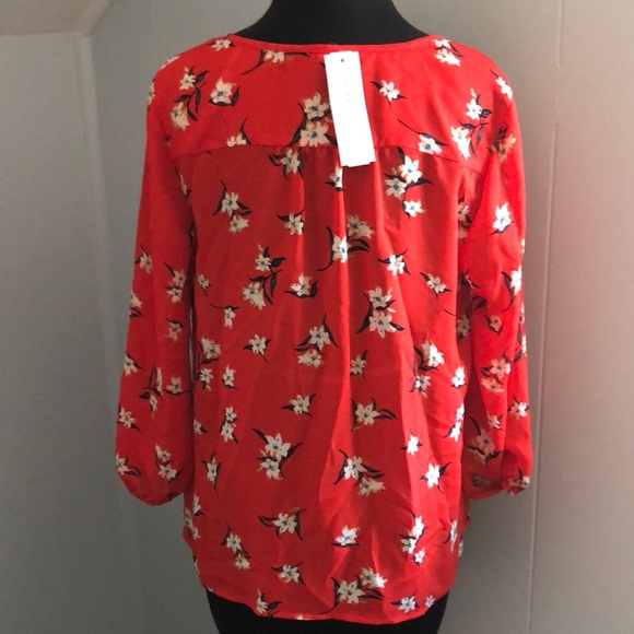 FINAL SALE Stitch Fix Caliya Smocked Floral Blouse - Picture 6 of 6